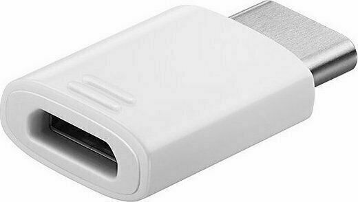 Samsung Μετατροπέας USB-C male σε micro USB female Λευκό 1τμχ EE-GN930BW
