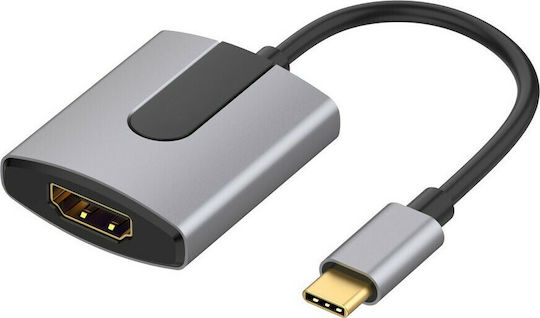 4Smarts Μετατροπέας USB-C male σε HDMI female Ασημί 1τμχ 2671