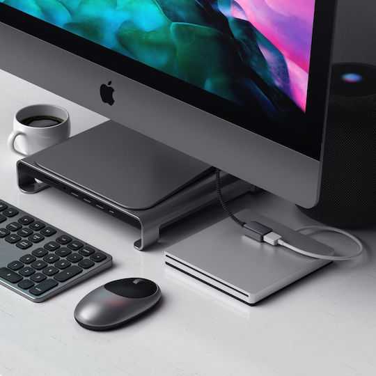 Satechi Μετατροπέας USB-C male σε USB-A female Γκρι 1τμχ ST-UCATCM