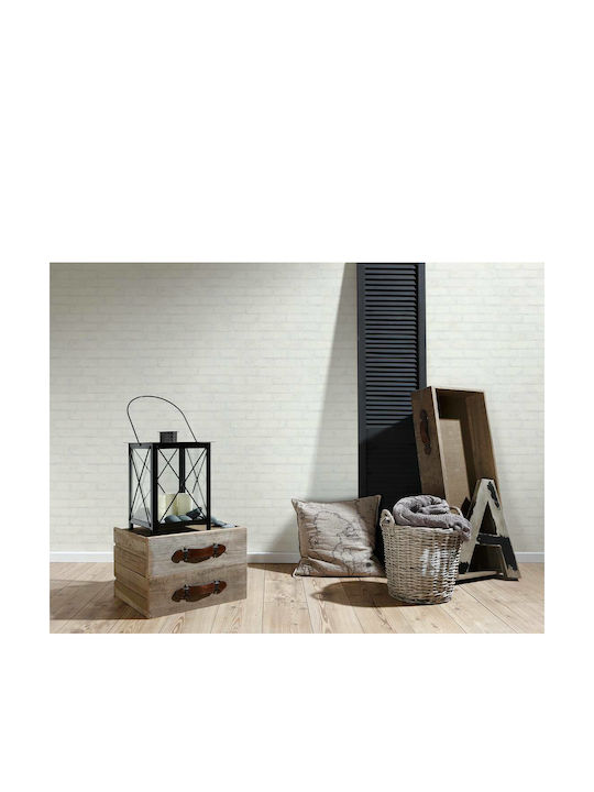 Тапет за Стена Wood And Stone Винил Off White 1000x53см