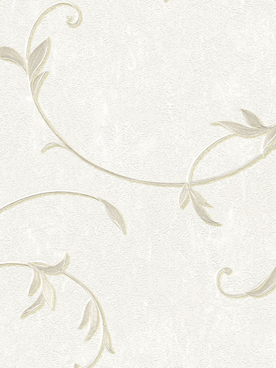 Wallpaper Romantica 3 Vinyl Beige L1000xW53cm Washable