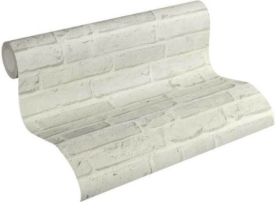 Ταπετσαρία Τοίχου Wood Stone Βινυλίου Μπεζ 1000x53cm Πλενόμενη