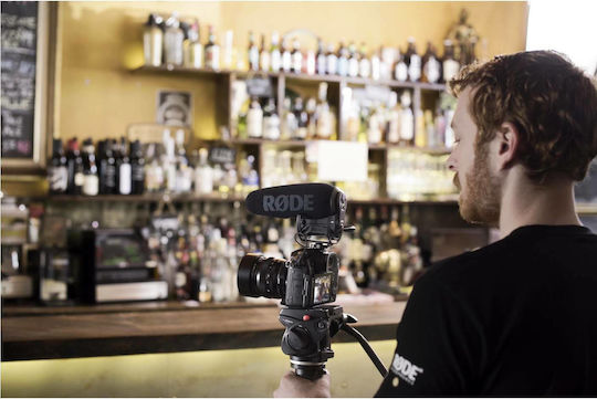 Rode VideoMic Pro+ Πυκνωτικό Μικρόφωνο Shock Mounted για Κάμερα