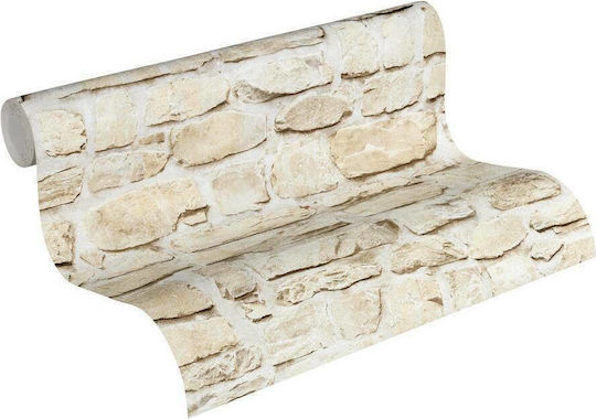 Ταπετσαρία Τοίχου Il Decoro Βινυλίου Μπεζ 1005x53cm Πλενόμενη Ταπετσαρία Τοίχου Il Decoro Βινυλίου Μπεζ 1005x53cm Πλενόμενη