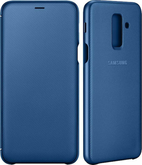 Samsung Book Synthetic Leather Blue (Galaxy A6+ 2018) WW