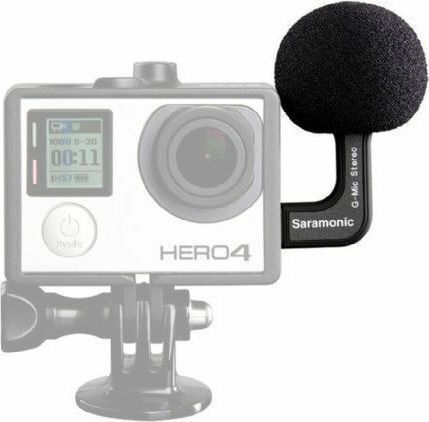 Saramonic G-Mic Mini Stereo Ball Electret Μικρόφωνο Clip On για Κάμερα