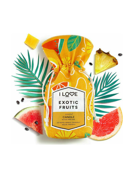 I Love Cosmetics Aromatisches Kerze in Gefäß mit Parfüm Exotische Früchte 200gr