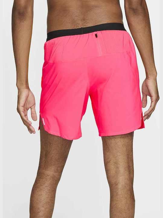 Nike Flex Stride Men's Sports Dri-Fit Monochrome Shorts Hyper Pink