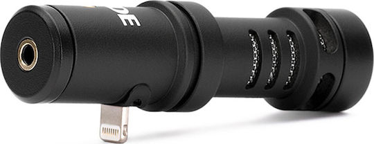 Rode Video Mic ME-L Кондензатор (Малка диафрагма) Микрофон Шоково монтиран за Мобилен в Черен Цвят
