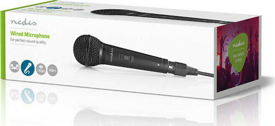 Nedis MPWD25BK Δυναμικό Mikrofon XLR Handgemacht für Gesang