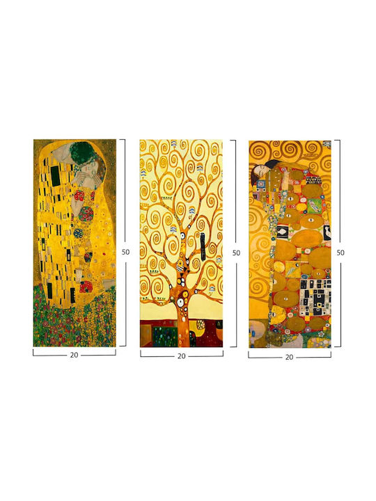 HomeMarkt Τρίπτυχος Πίνακας Ξύλινος 50x60cm
