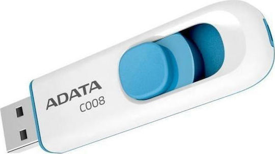 Adata C008 64GB USB 2.0 Stick Λευκό