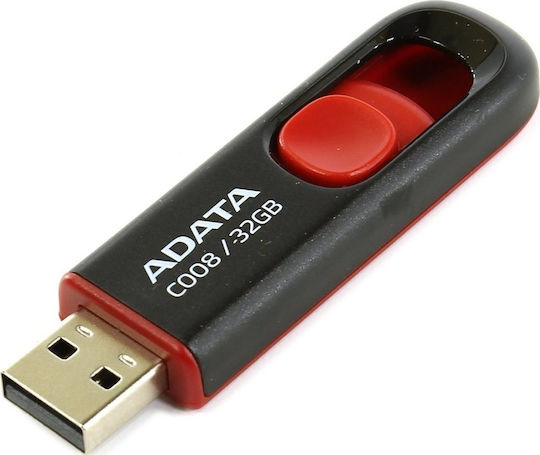 Adata DashDrive C008 32GB USB 2.0 Stick Red