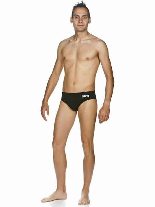Herren Badebekleidung Slip Schwarz