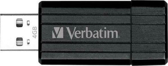 Verbatim PinStripe 4GB USB 2.0 Stick Black