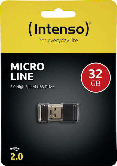Intenso Micro Line 32GB USB 2.0 Stick Black