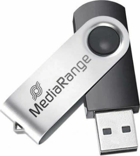 MediaRange 64GB USB 2.0 Stick Ασημί