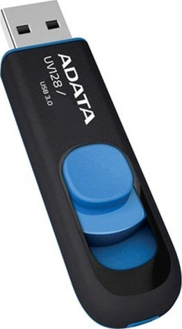 Adata DashDrive UV128 32GB USB 3.0 Stick Μπλε