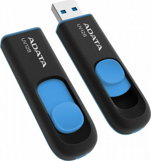 Adata DashDrive UV128 32GB USB 3.0 Stick Μπλε