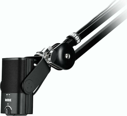 Rode NT-USB Mini Кондензаторен Микрофон Настолен за Вокали в Черен Цвят