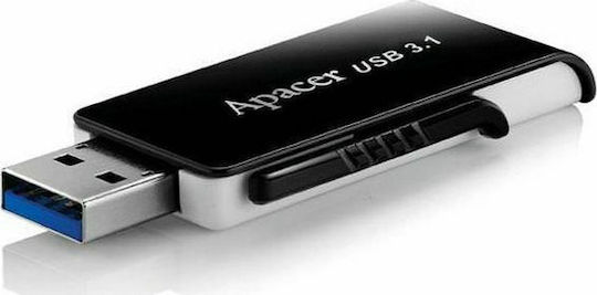 Apacer AH350 64GB USB 3.0 Stick Μαύρο