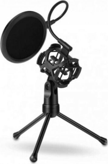 Ezra MP03 Set Condenser Microphone 3.5mm Tabletop for Studio