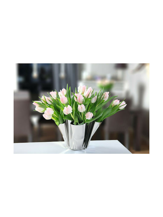 Philippi Decorative Vase Silver 30x30x20cm