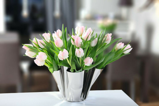 Philippi Decorative Vase Silver 30x30x20cm