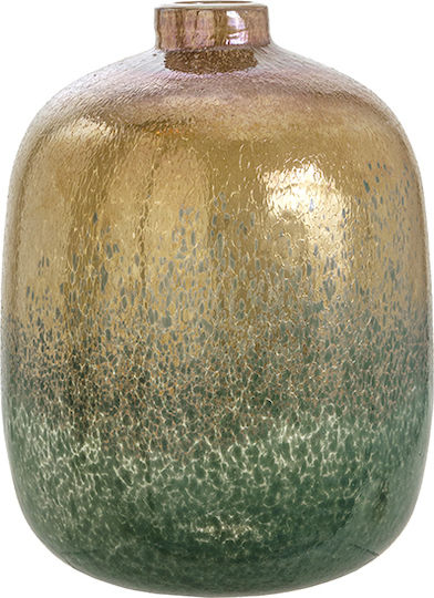 Zaros Vază Din Sticlă Verde/Miere Ø24xÎ40cm Zaros Vază Din Sticlă Verde/Miere Ø24xÎ40cm