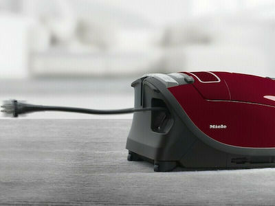 Miele Complete C3 Performance Parquet EcoLine Ηλεκτρική Σκούπα 800W με Σακούλα 4.5lt Μπορντό