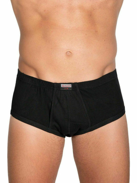 Herren Slips Schwarz 1Packung