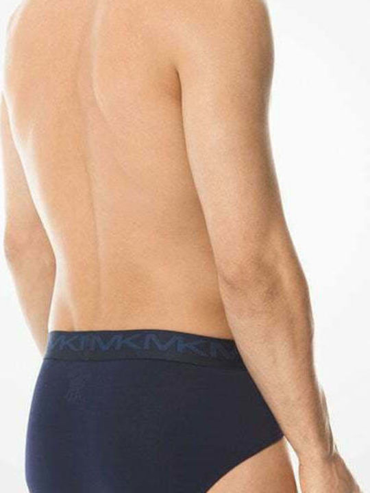 Men's Slips Black / Grey / Blue 3Pack