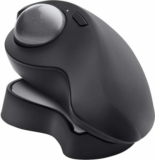 Logitech MX Ergo Kabellos Ergonomisch Bluetooth Maus mit Trackball Schwarz