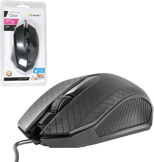 Tracer Click Ενσύρματο Ποντίκι Μαύρο
