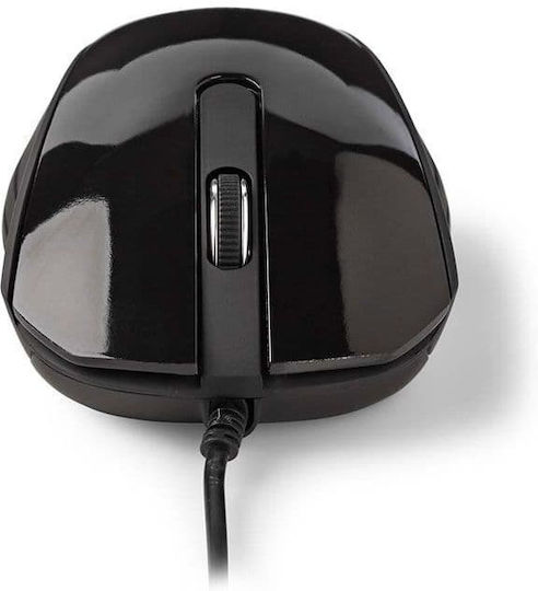 Nedis Wired Desktop Mouse Cu fir Mouse Negru
