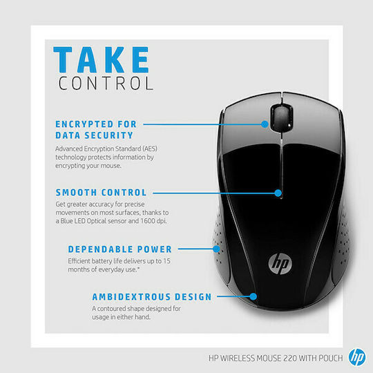HP 220 Wireless Mouse Black