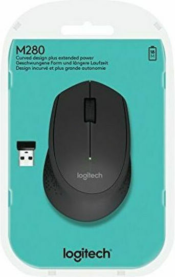 Logitech M280 Ασύρματο Ποντίκι Μαύρο