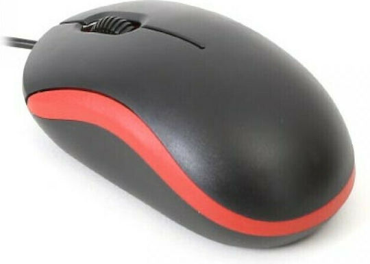 Omega OM07V Wired Wired Mouse Red