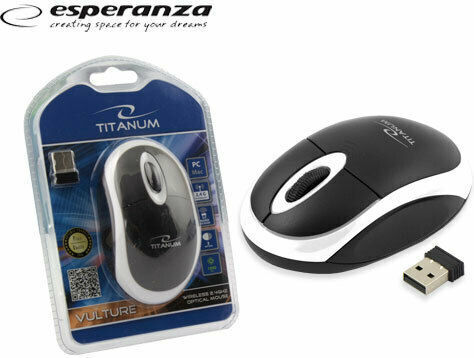 Esperanza Titanum 3D Vulture Wireless Mouse Vulture White