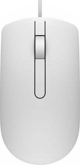 Dell MS116 Wired Mouse White