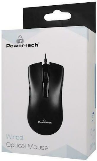 Powertech PT-808 С кабел Мишка Черен