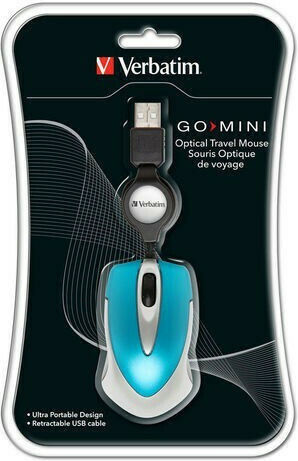 Verbatim Go Mini Verkabelt Mini Maus Caribbean Blue