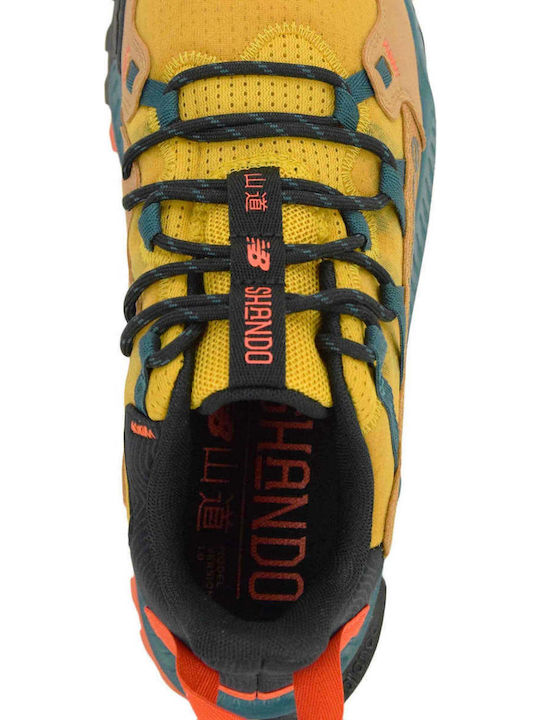 Shando Ανδρικά Αθλητικά Παπούτσια Trail Running Κίτρινα