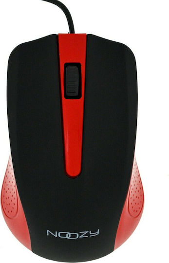 Noozy SM-26 Ενσύρματο Ποντίκι Black/Red