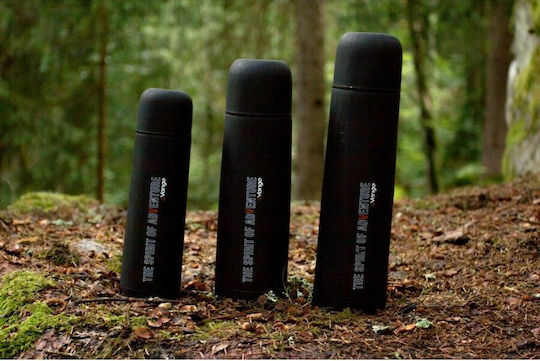 Vango Flasks Bottle Thermos Stainless Steel 500ml Black with Cap-Cup