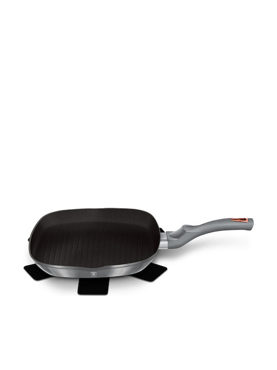 Berlinger Haus Moonlight Collection Grill aus Aluminium mit Steinbeschichtung 28cm