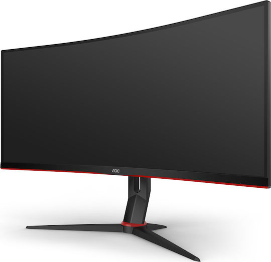AOC CU34G2 Ultrawide VA Curbat Monitor de jocuri 34" QHD 3440x1440 cu Timp de Răspuns 5ms GTG