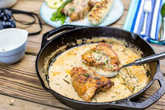 Lodge Saganaki din Fontă 26cm