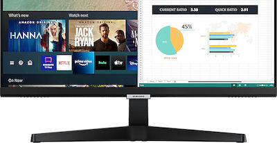 Samsung LS24AM506NUXEN IPS HDR Smart Monitor 24" FHD 1920x1080 με Χρόνο Απόκρισης 14ms GTG