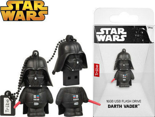 Tribe Star Wars Darth Vader 16GB USB 2.0 Stick Μαύρο